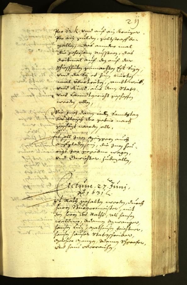 Civic Archives of Bozen-Bolzano - BOhisto Minutes of the council 1631 