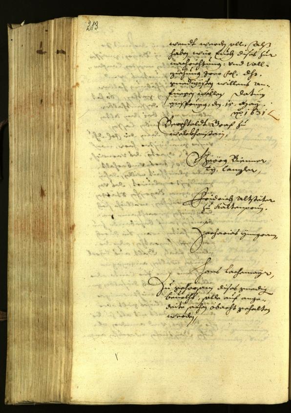 Civic Archives of Bozen-Bolzano - BOhisto Minutes of the council 1631 