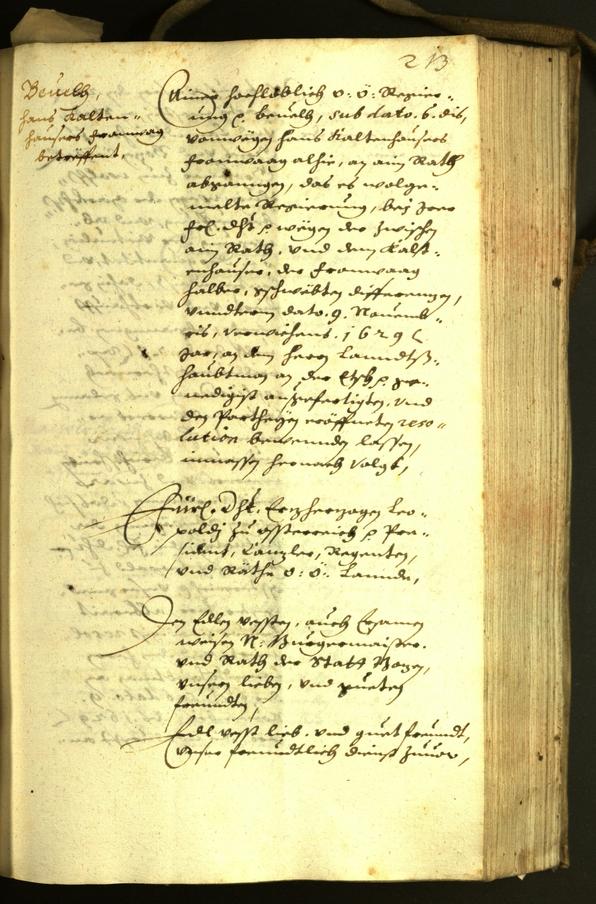 Civic Archives of Bozen-Bolzano - BOhisto Minutes of the council 1631 