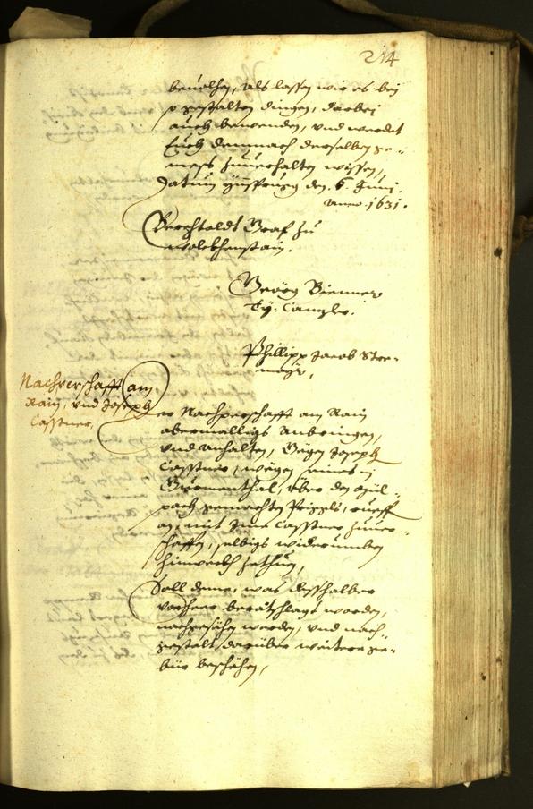 Civic Archives of Bozen-Bolzano - BOhisto Minutes of the council 1631 