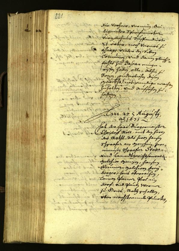 Archivio Storico della Città di Bolzano - BOhisto protocollo consiliare 1631 