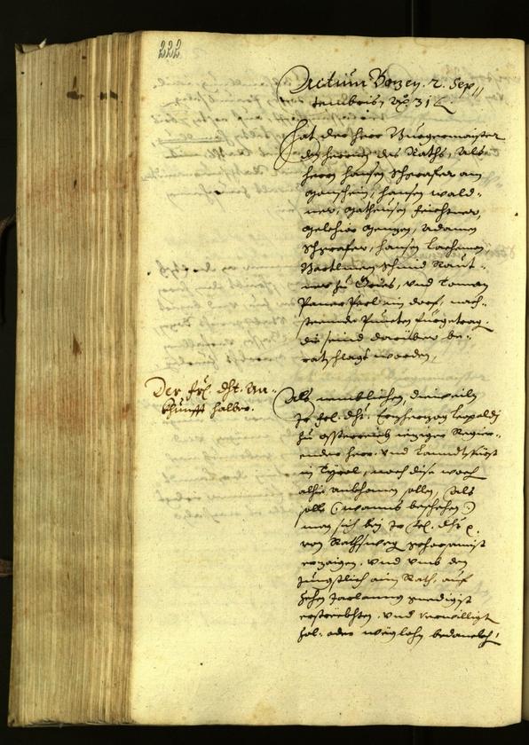 Civic Archives of Bozen-Bolzano - BOhisto Minutes of the council 1631 