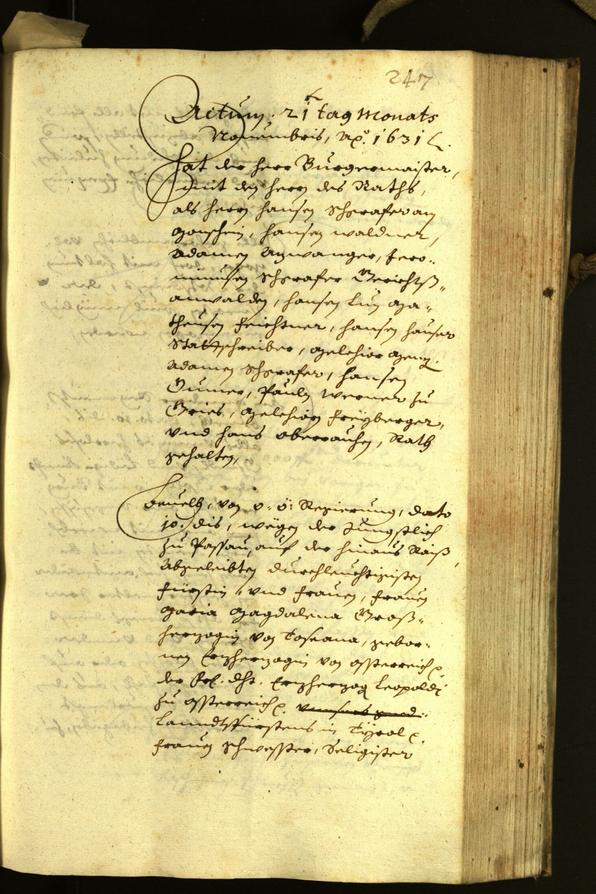 Civic Archives of Bozen-Bolzano - BOhisto Minutes of the council 1631 