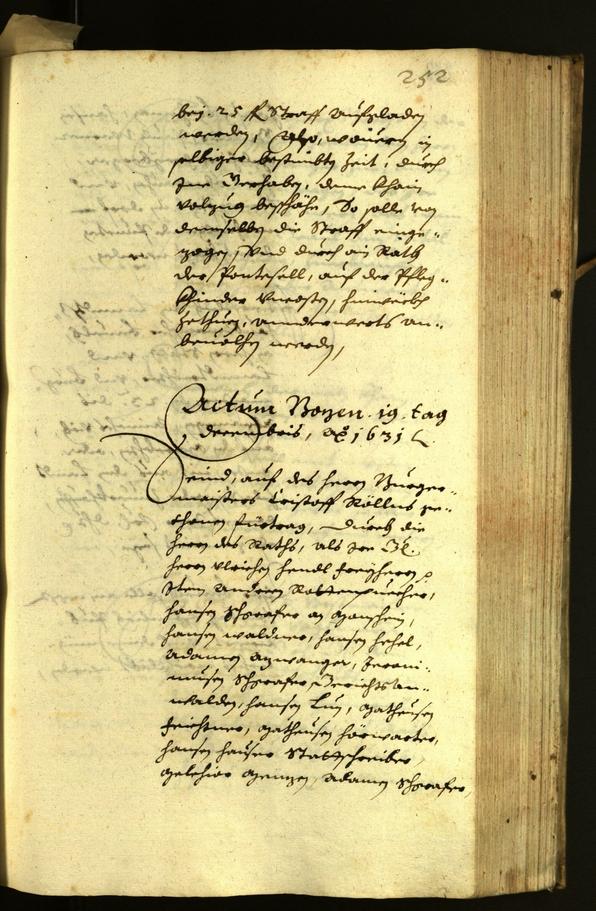 Civic Archives of Bozen-Bolzano - BOhisto Minutes of the council 1631 