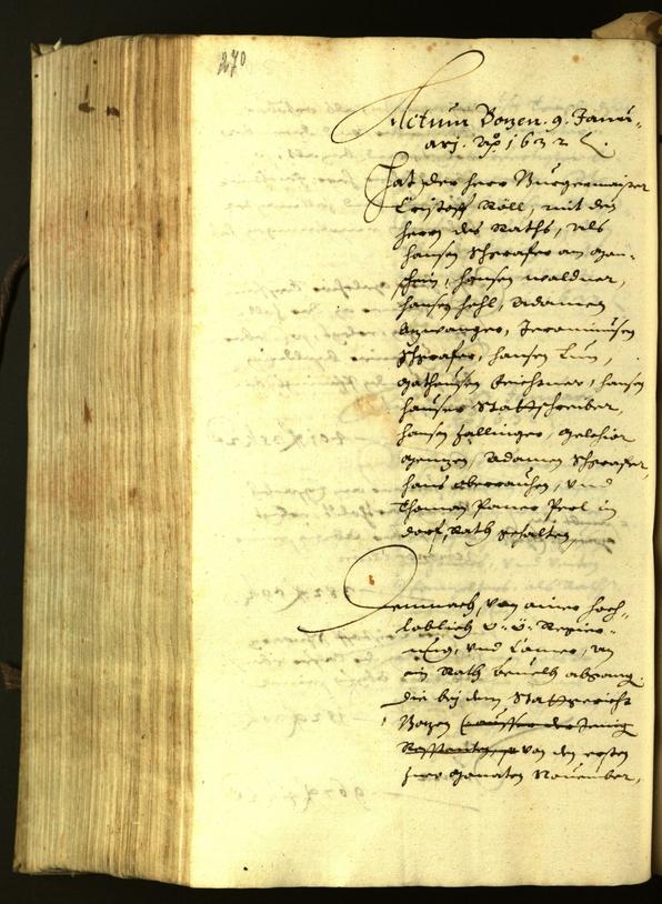 Stadtarchiv Bozen - BOhisto Ratsprotokoll 1631 