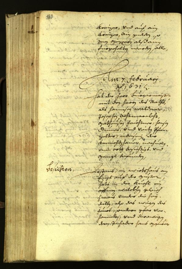 Civic Archives of Bozen-Bolzano - BOhisto Minutes of the council 1631 