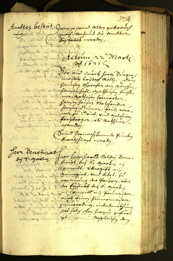 Civic Archives of Bozen-Bolzano - BOhisto Minutes of the council 1631 