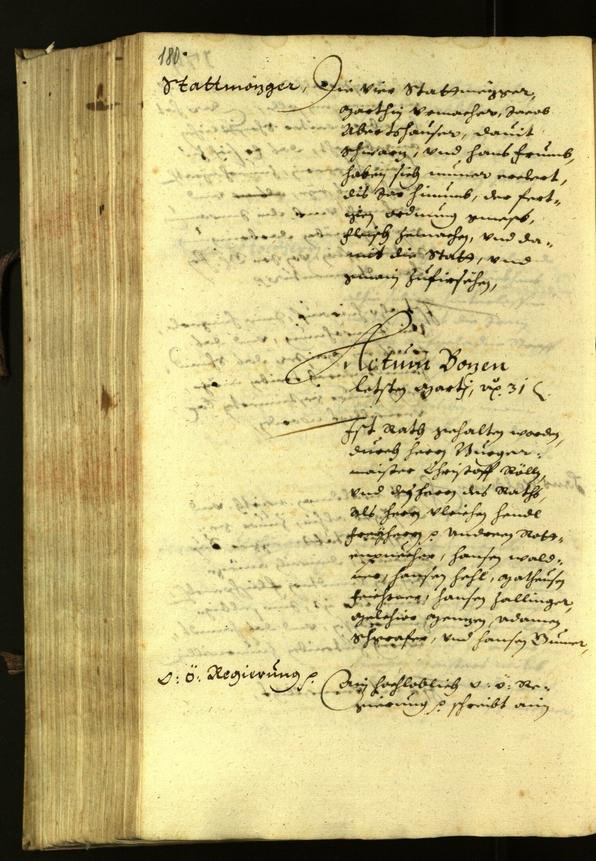 Civic Archives of Bozen-Bolzano - BOhisto Minutes of the council 1631 