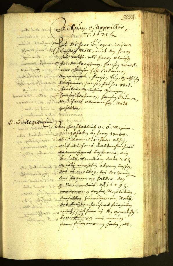 Civic Archives of Bozen-Bolzano - BOhisto Minutes of the council 1631 