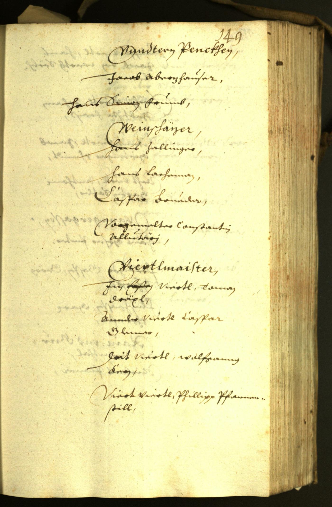 Stadtarchiv Bozen - BOhisto Ratsprotokoll 1631 