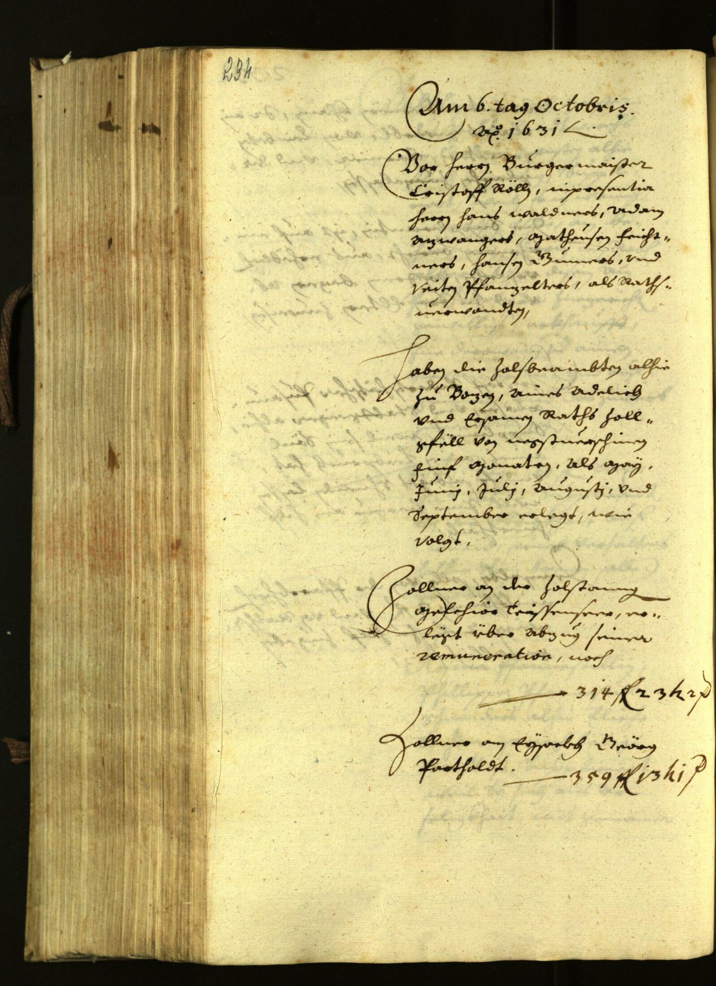 Archivio Storico della Città di Bolzano - BOhisto protocollo consiliare 1631 