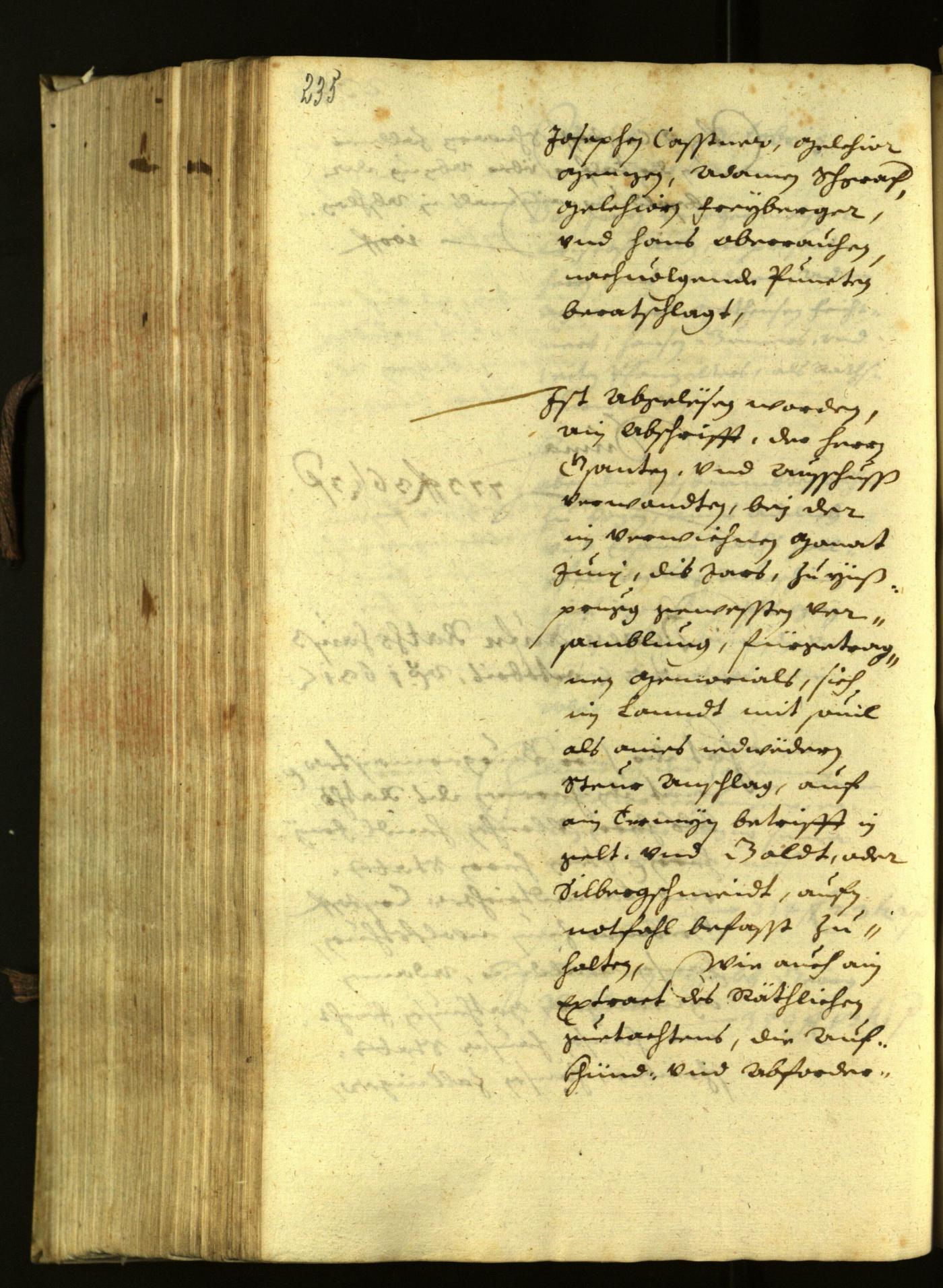 Stadtarchiv Bozen - BOhisto Ratsprotokoll 1631 