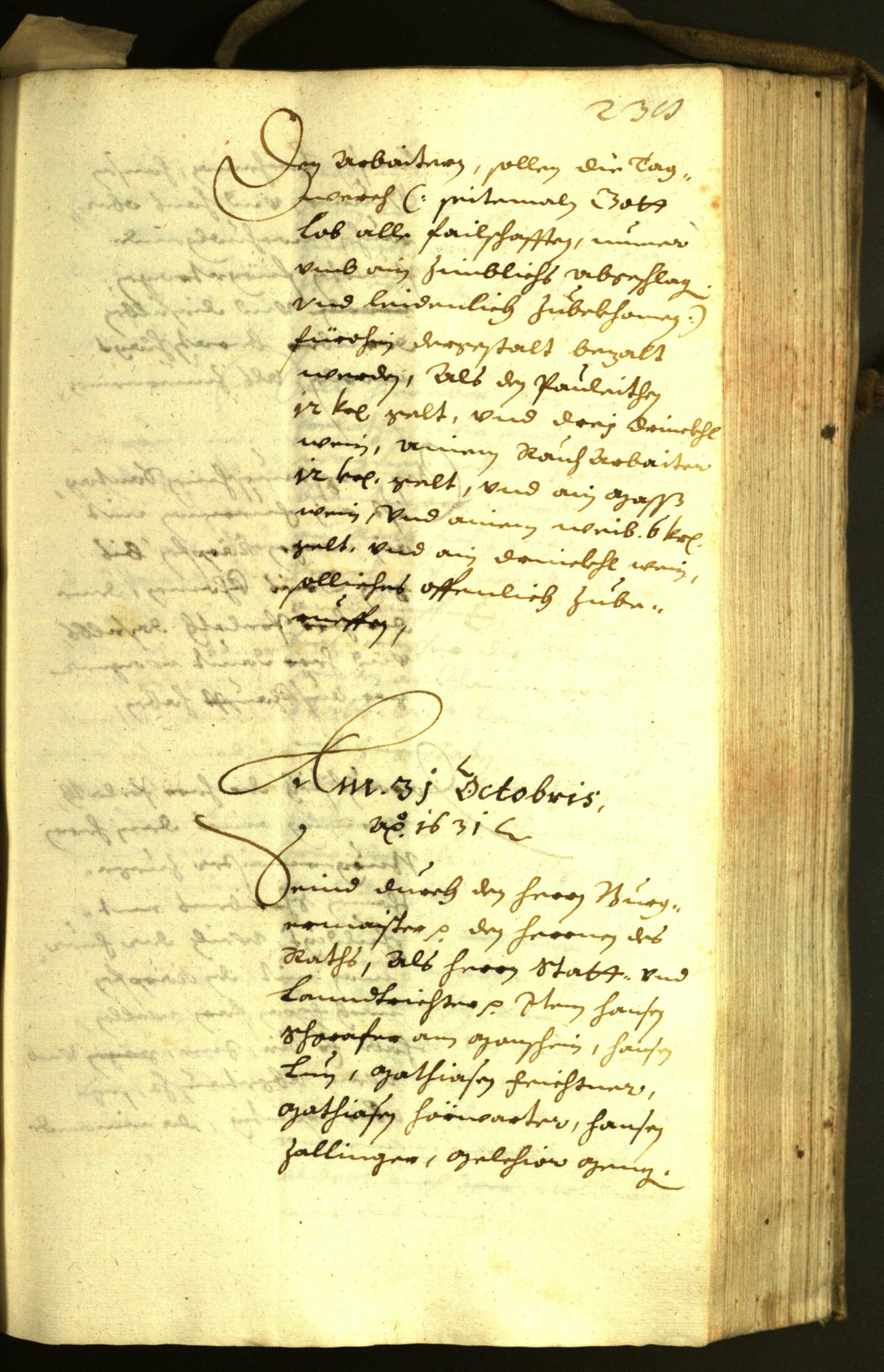 Civic Archives of Bozen-Bolzano - BOhisto Minutes of the council 1631 