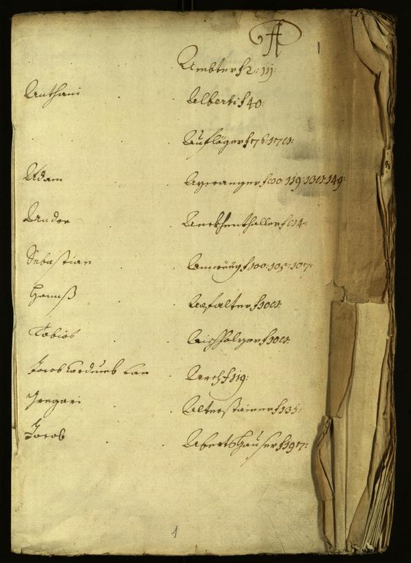 Civic Archives of Bozen-Bolzano - BOhisto Minutes of the council 1632/33 