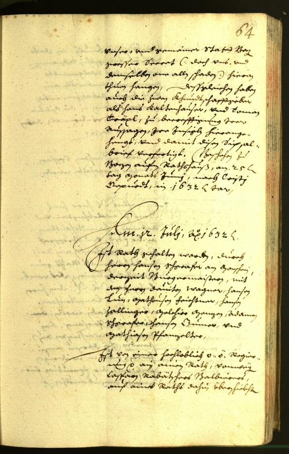 Civic Archives of Bozen-Bolzano - BOhisto Minutes of the council 1632 