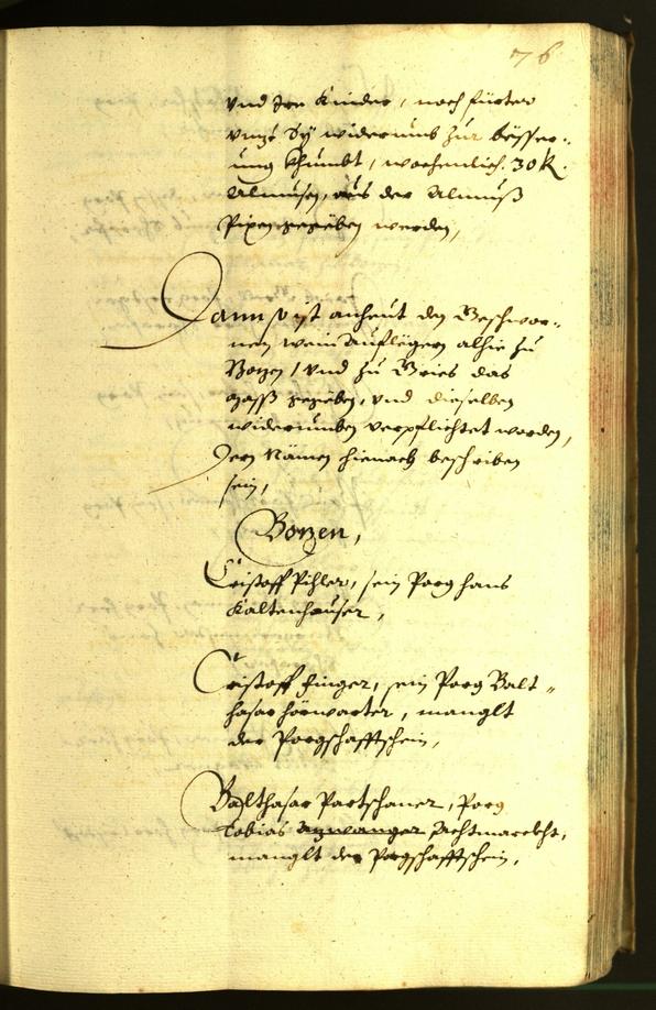 Civic Archives of Bozen-Bolzano - BOhisto Minutes of the council 1632 