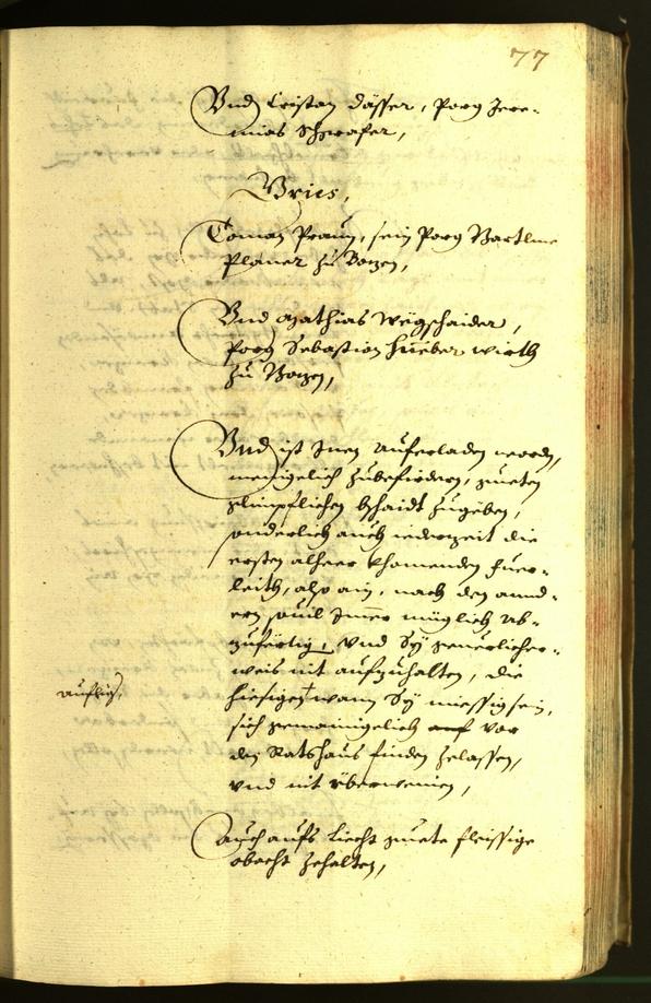 Civic Archives of Bozen-Bolzano - BOhisto Minutes of the council 1632 