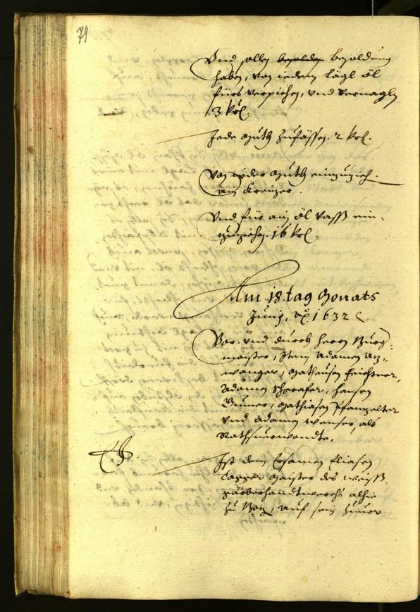 Civic Archives of Bozen-Bolzano - BOhisto Minutes of the council 1632 