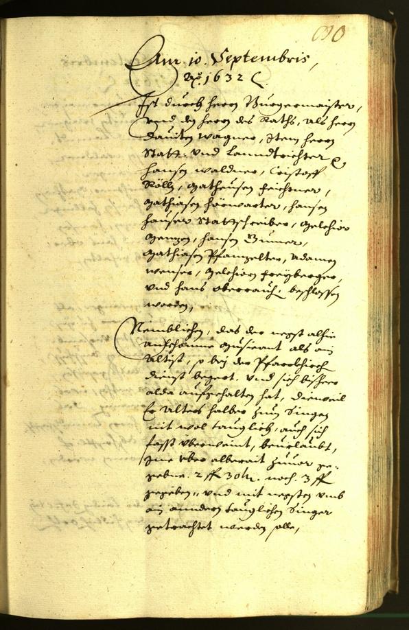 Civic Archives of Bozen-Bolzano - BOhisto Minutes of the council 1632 