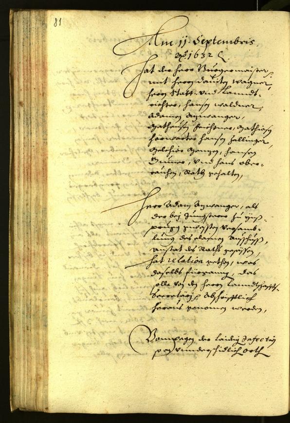 Civic Archives of Bozen-Bolzano - BOhisto Minutes of the council 1632 