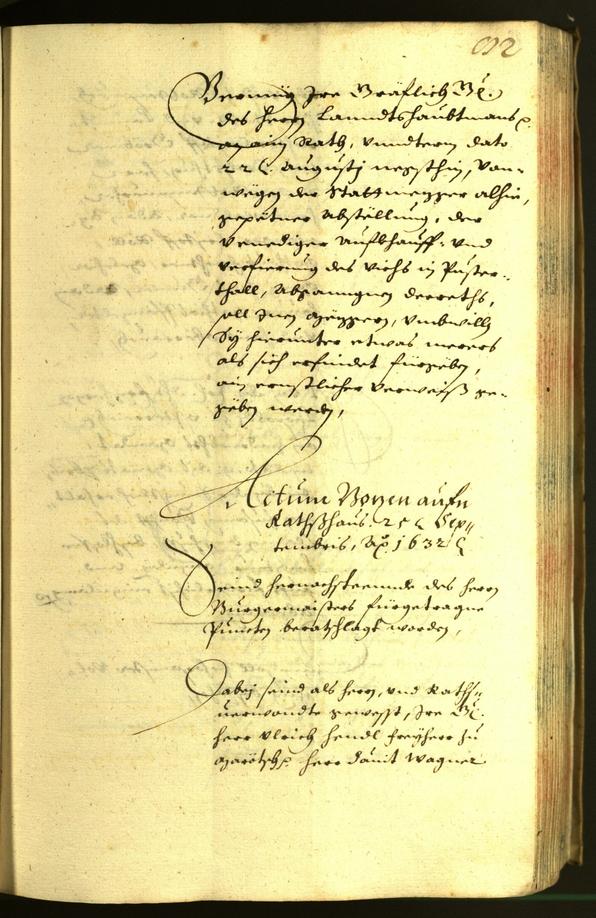 Civic Archives of Bozen-Bolzano - BOhisto Minutes of the council 1632 