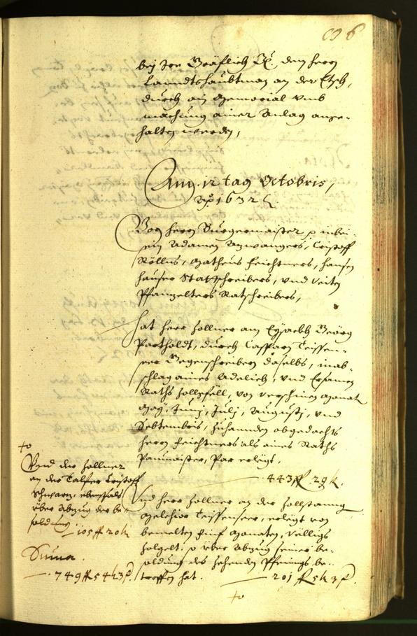 Civic Archives of Bozen-Bolzano - BOhisto Minutes of the council 1632 