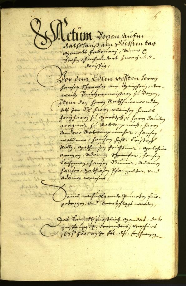 Civic Archives of Bozen-Bolzano - BOhisto Minutes of the council 1632 