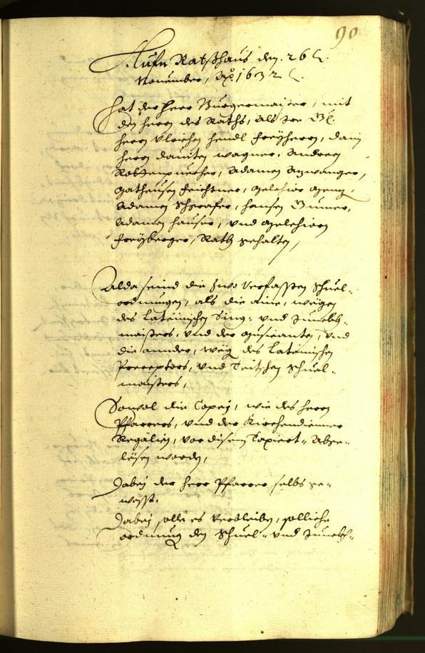 Civic Archives of Bozen-Bolzano - BOhisto Minutes of the council 1632 