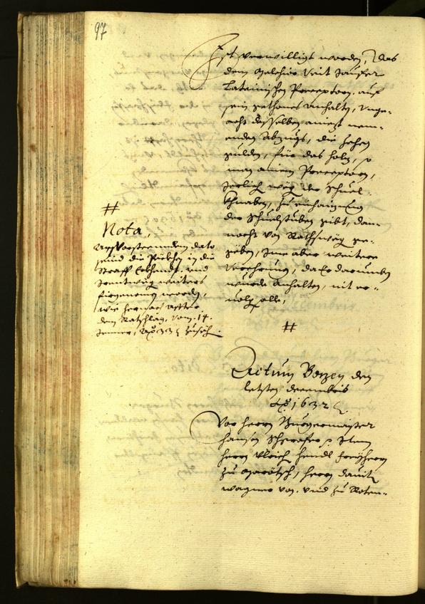 Civic Archives of Bozen-Bolzano - BOhisto Minutes of the council 1632 