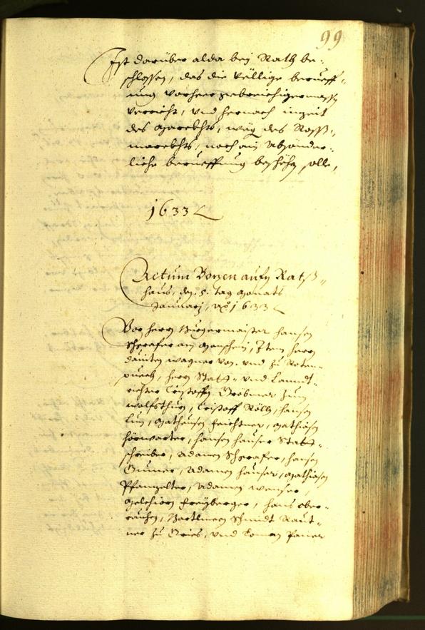 Civic Archives of Bozen-Bolzano - BOhisto Minutes of the council 1632 