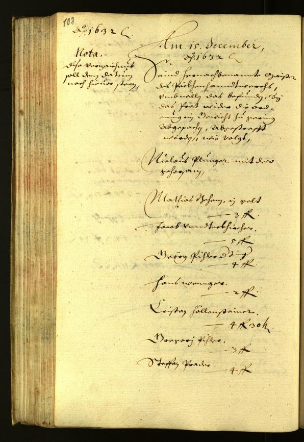 Civic Archives of Bozen-Bolzano - BOhisto Minutes of the council 1632 