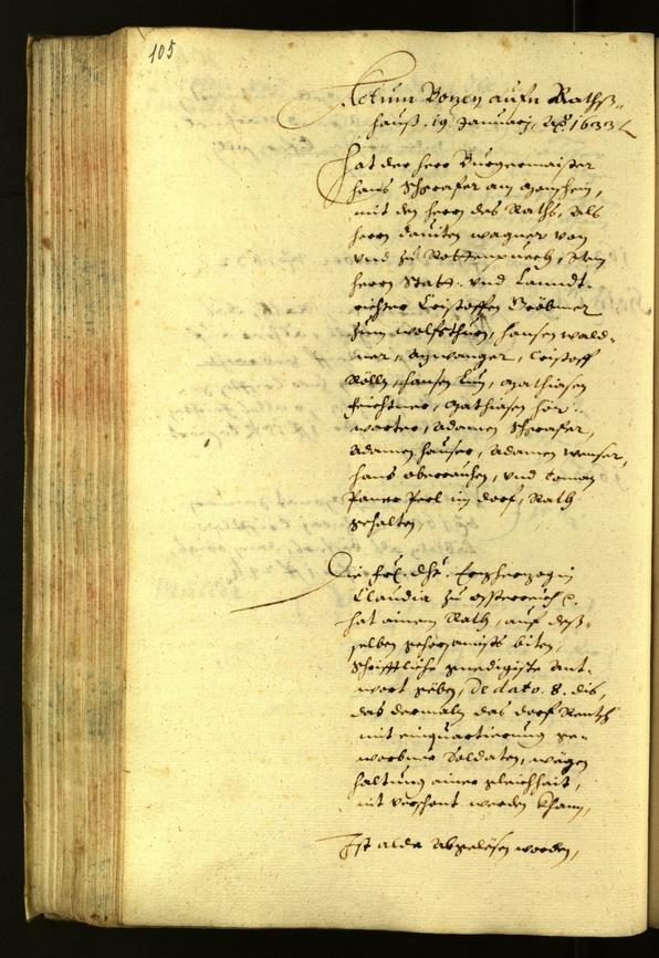 Civic Archives of Bozen-Bolzano - BOhisto Minutes of the council 1632 