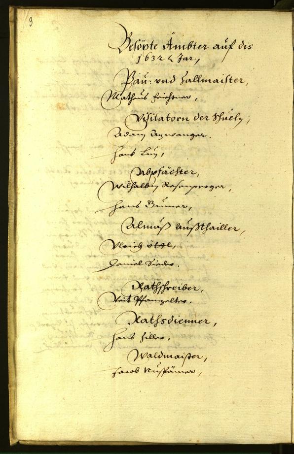 Civic Archives of Bozen-Bolzano - BOhisto Minutes of the council 1632 