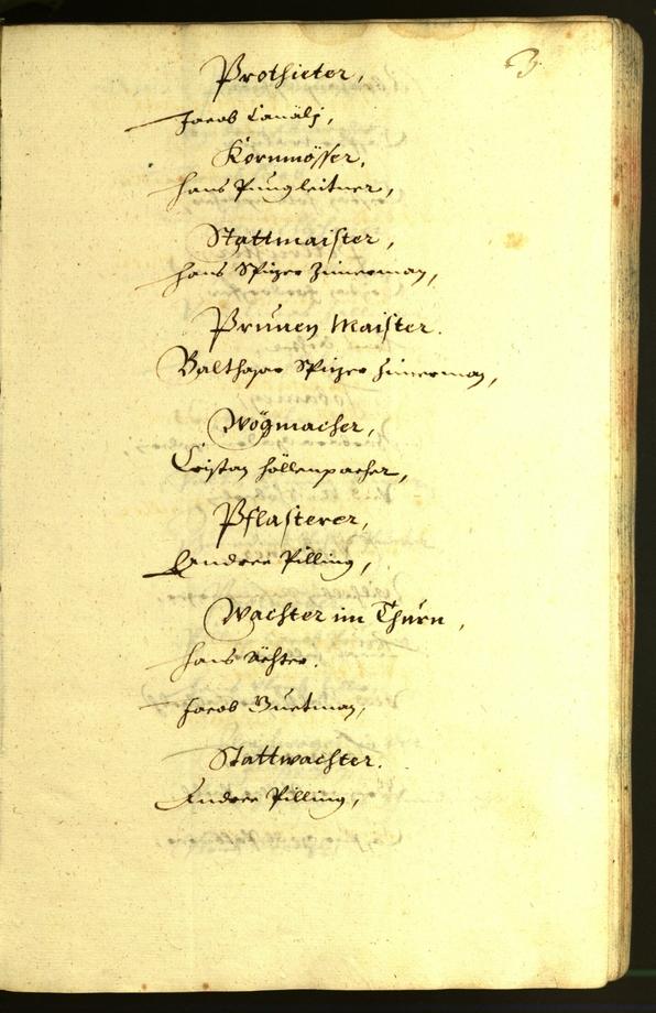 Civic Archives of Bozen-Bolzano - BOhisto Minutes of the council 1632 