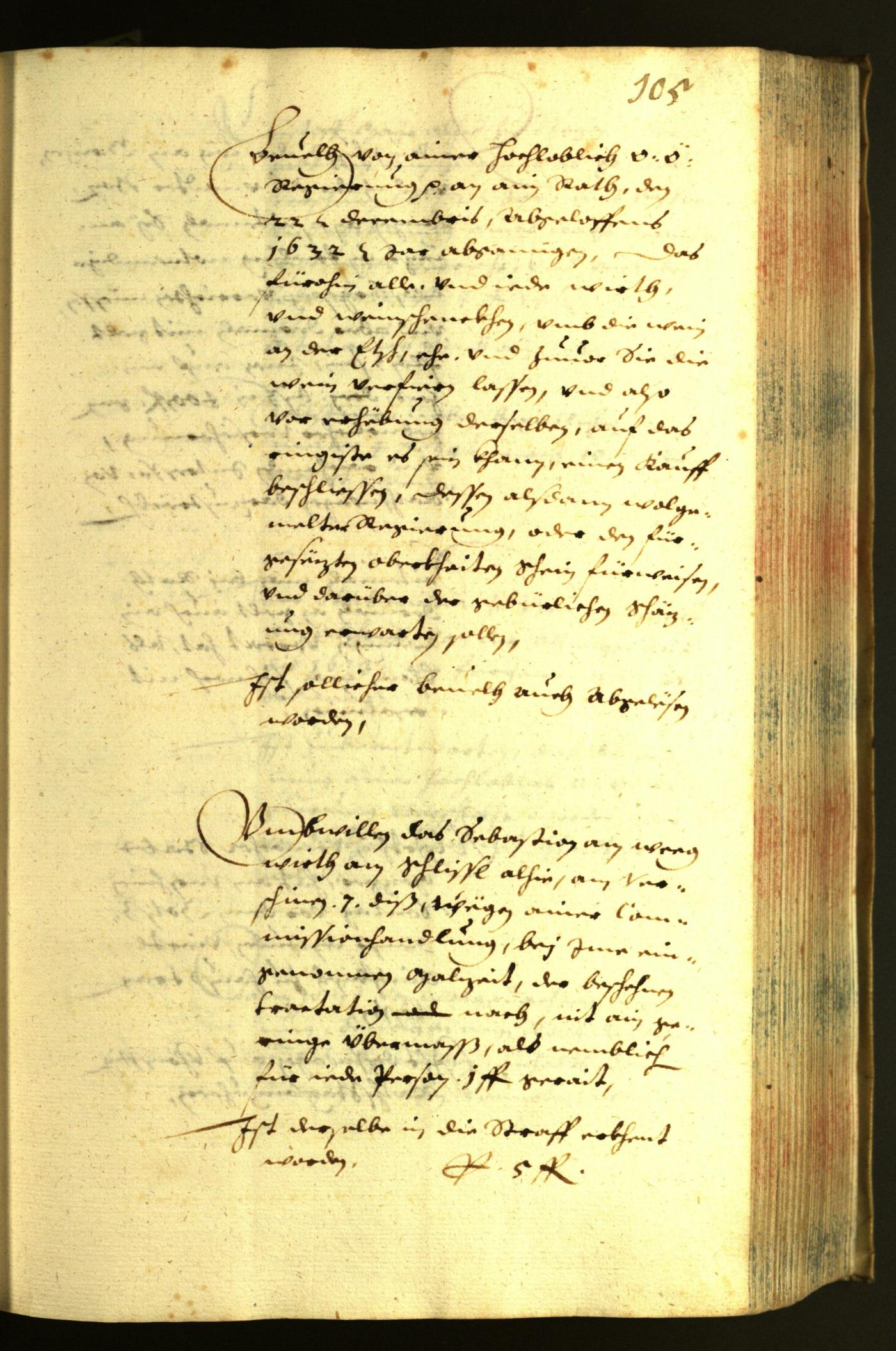 Stadtarchiv Bozen - BOhisto Ratsprotokoll 1632 