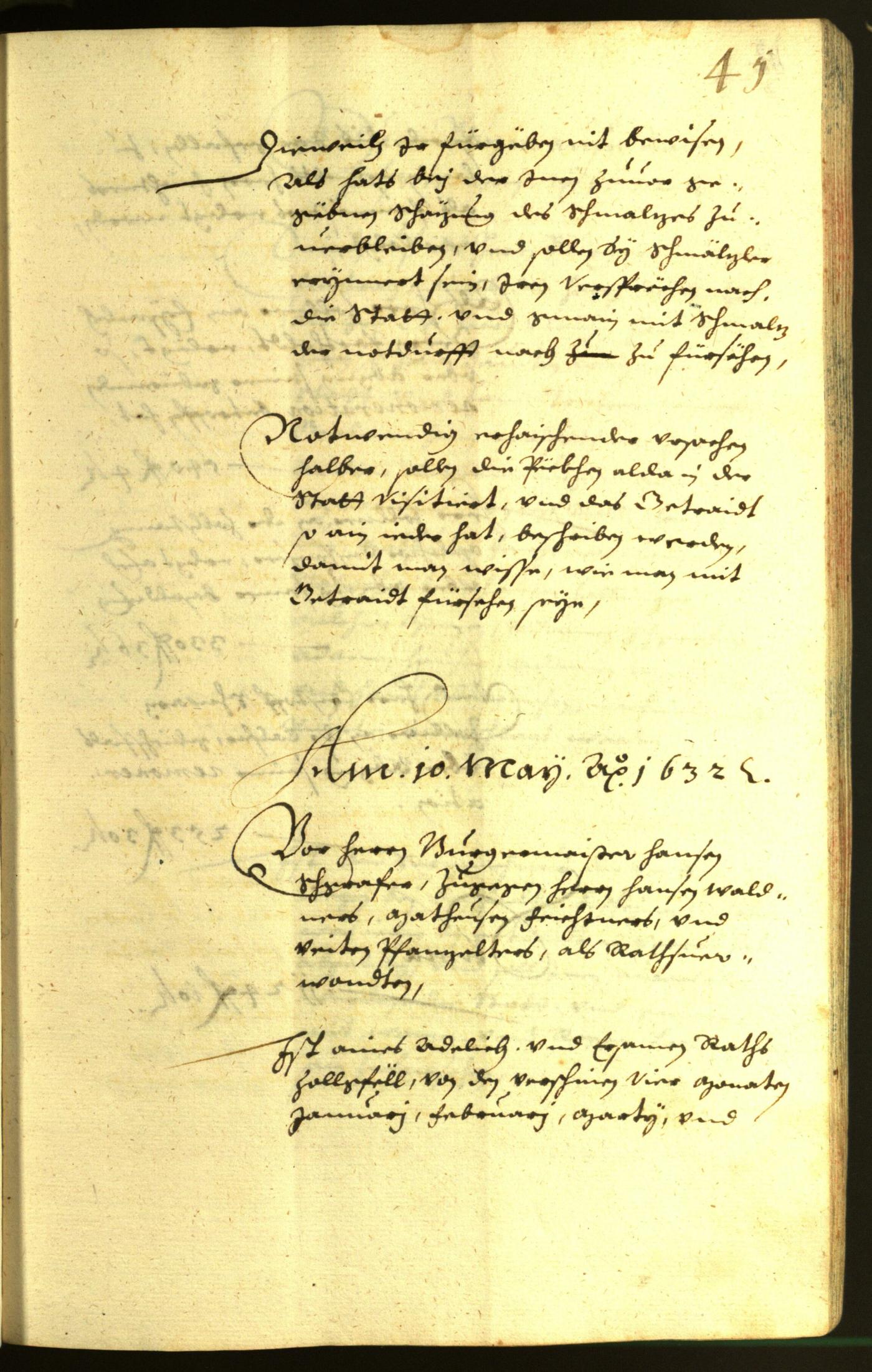 Civic Archives of Bozen-Bolzano - BOhisto Minutes of the council 1632 