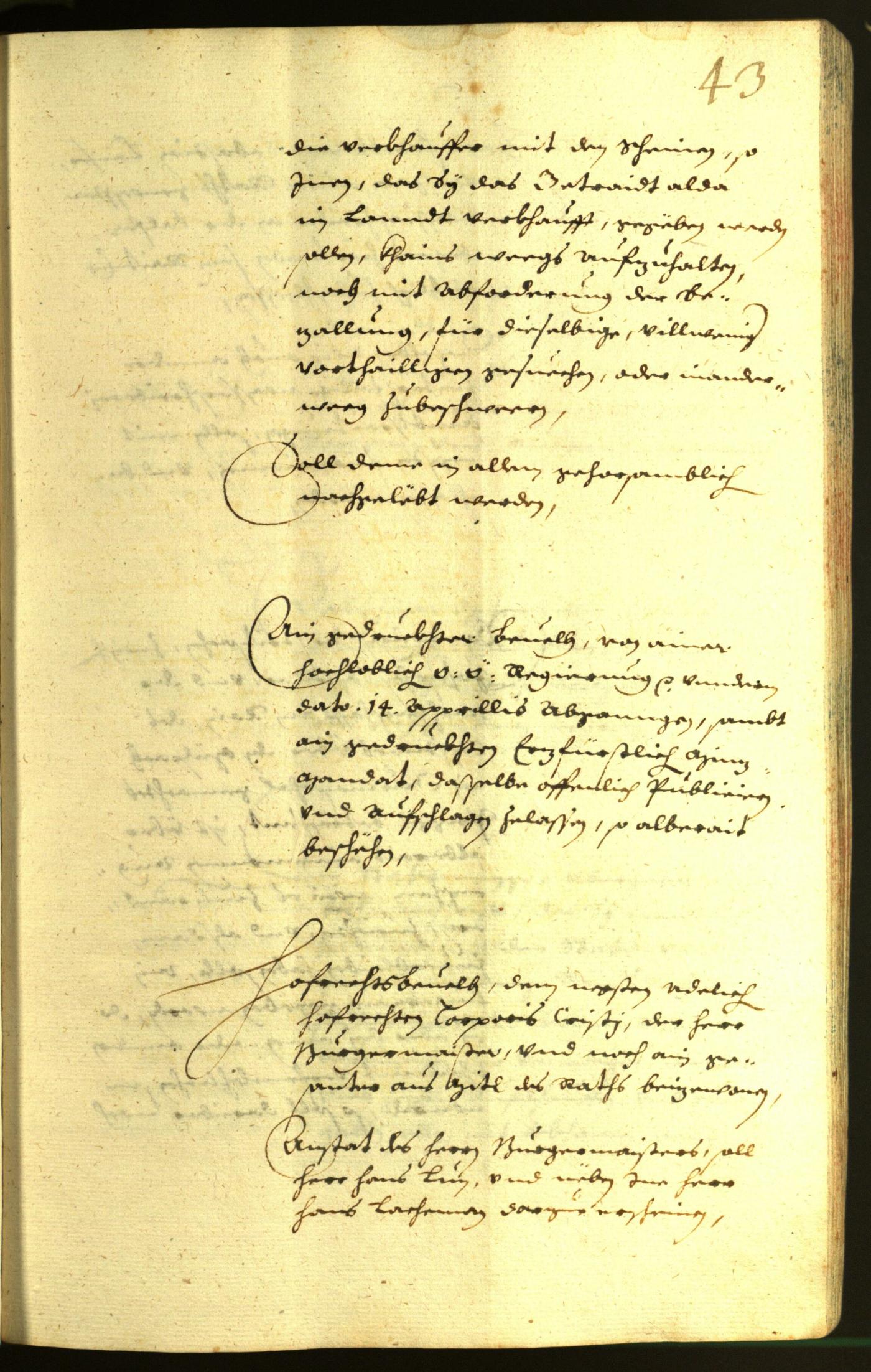 Civic Archives of Bozen-Bolzano - BOhisto Minutes of the council 1632 