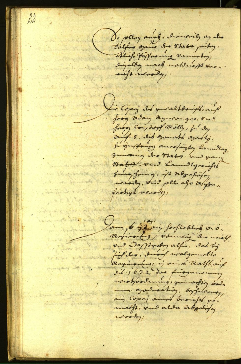 Civic Archives of Bozen-Bolzano - BOhisto Minutes of the council 1632 