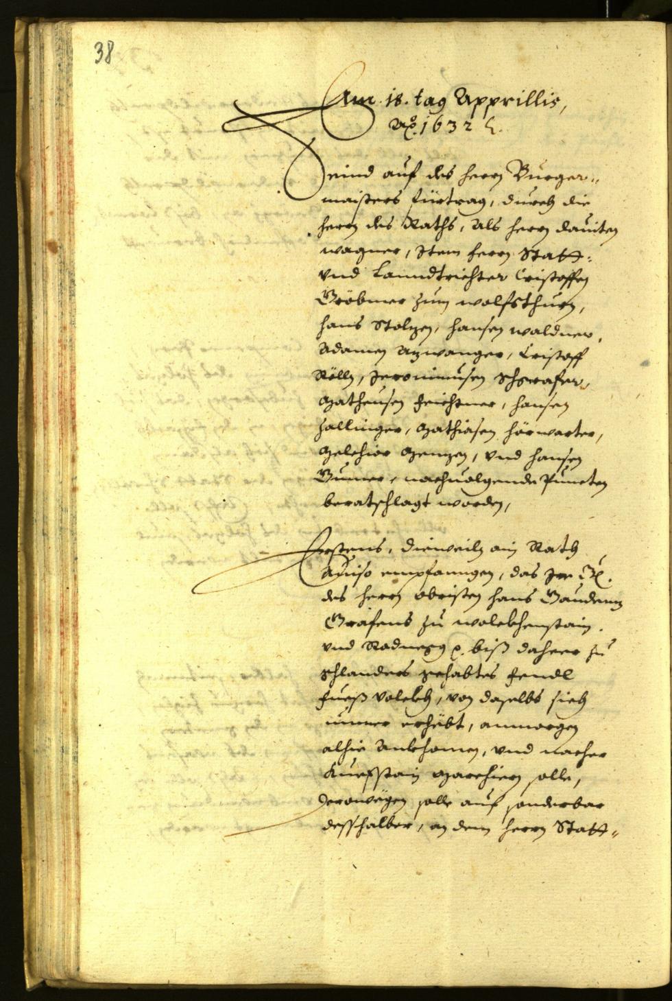 Civic Archives of Bozen-Bolzano - BOhisto Minutes of the council 1632 