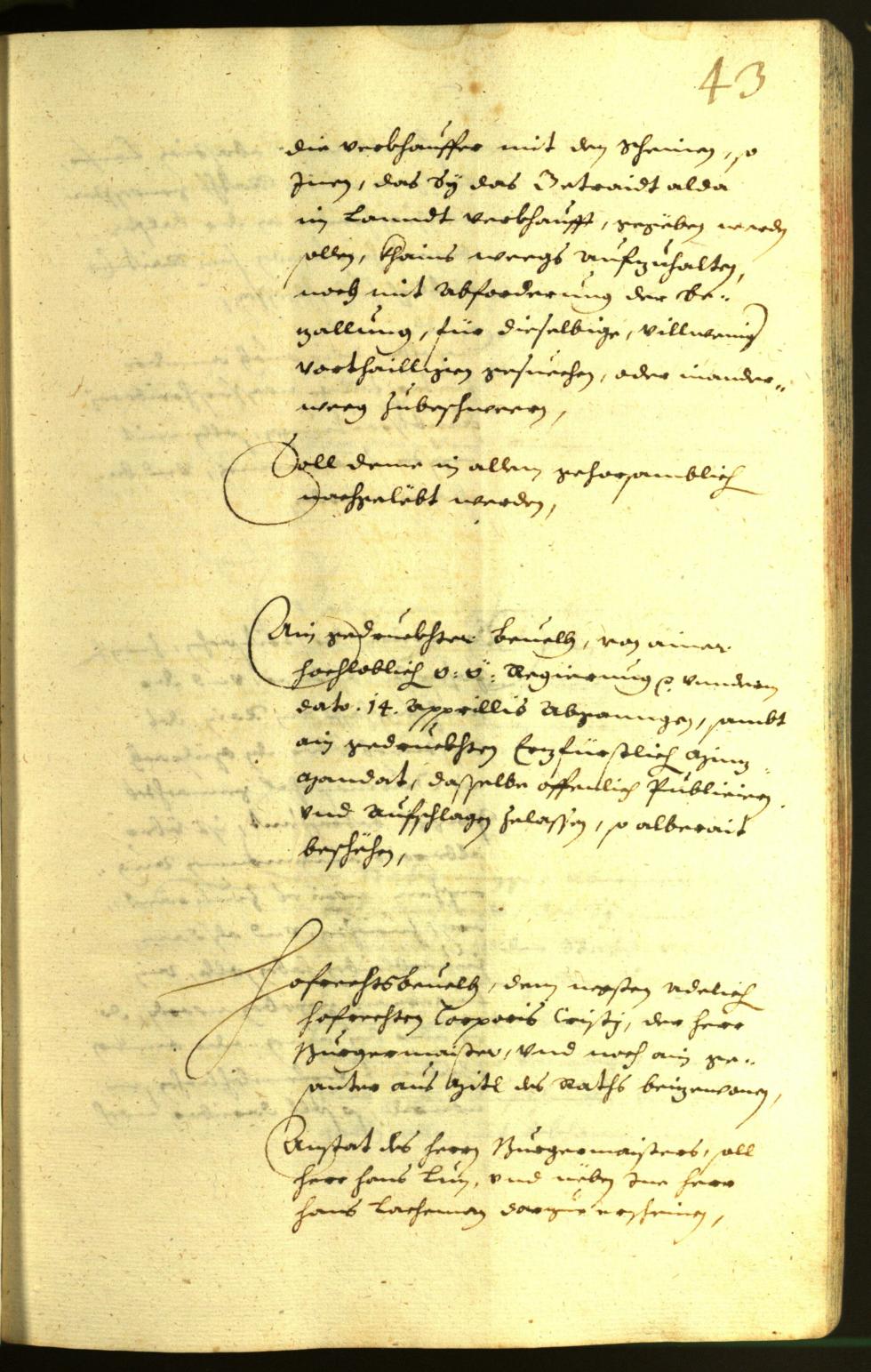 Civic Archives of Bozen-Bolzano - BOhisto Minutes of the council 1632 