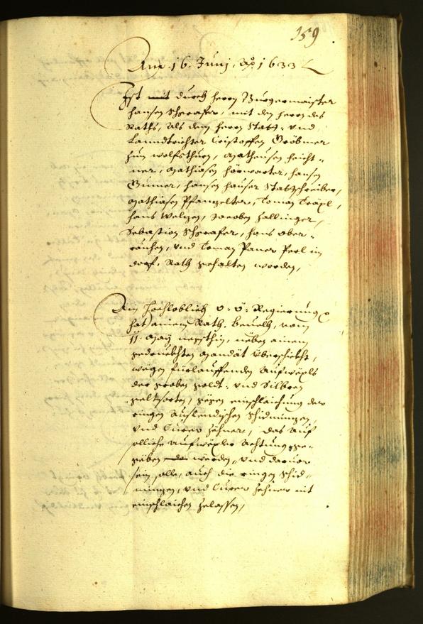 Civic Archives of Bozen-Bolzano - BOhisto Minutes of the council 1633 