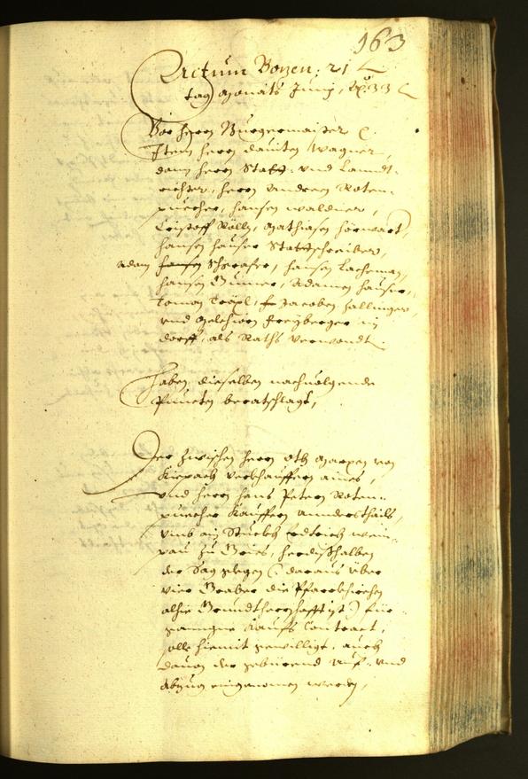 Civic Archives of Bozen-Bolzano - BOhisto Minutes of the council 1633 