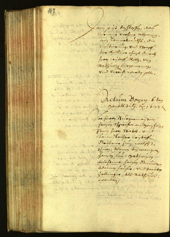 Civic Archives of Bozen-Bolzano - BOhisto Minutes of the council 1633 