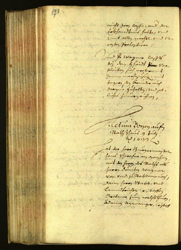 Civic Archives of Bozen-Bolzano - BOhisto Minutes of the council 1633 