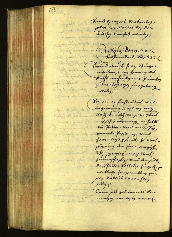 Civic Archives of Bozen-Bolzano - BOhisto Minutes of the council 1633 