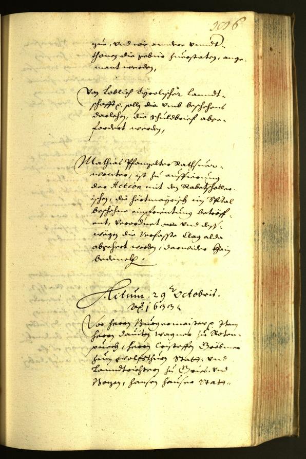 Civic Archives of Bozen-Bolzano - BOhisto Minutes of the council 1633 