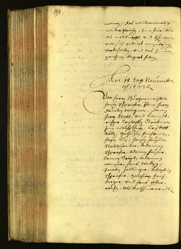 Civic Archives of Bozen-Bolzano - BOhisto Minutes of the council 1633 