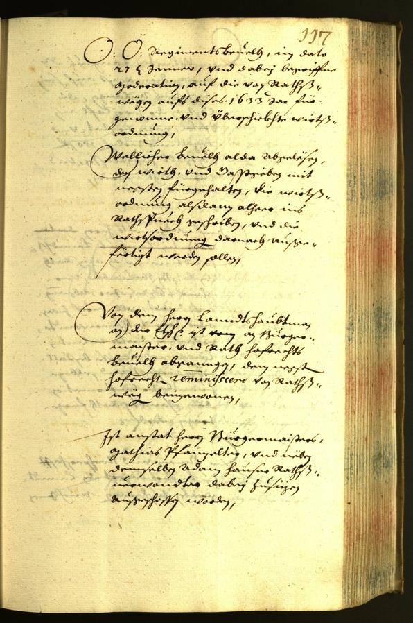 Civic Archives of Bozen-Bolzano - BOhisto Minutes of the council 1633 