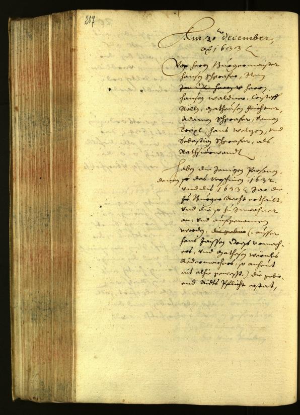 Civic Archives of Bozen-Bolzano - BOhisto Minutes of the council 1633 