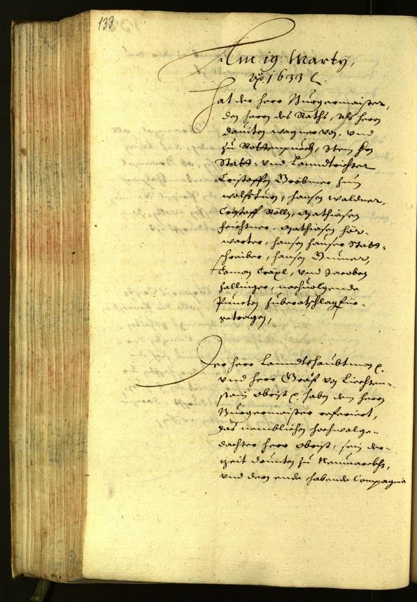 Civic Archives of Bozen-Bolzano - BOhisto Minutes of the council 1633 